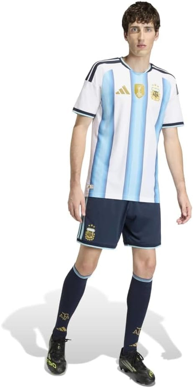 Men'S Argentina 26 Home Authentic Jersey