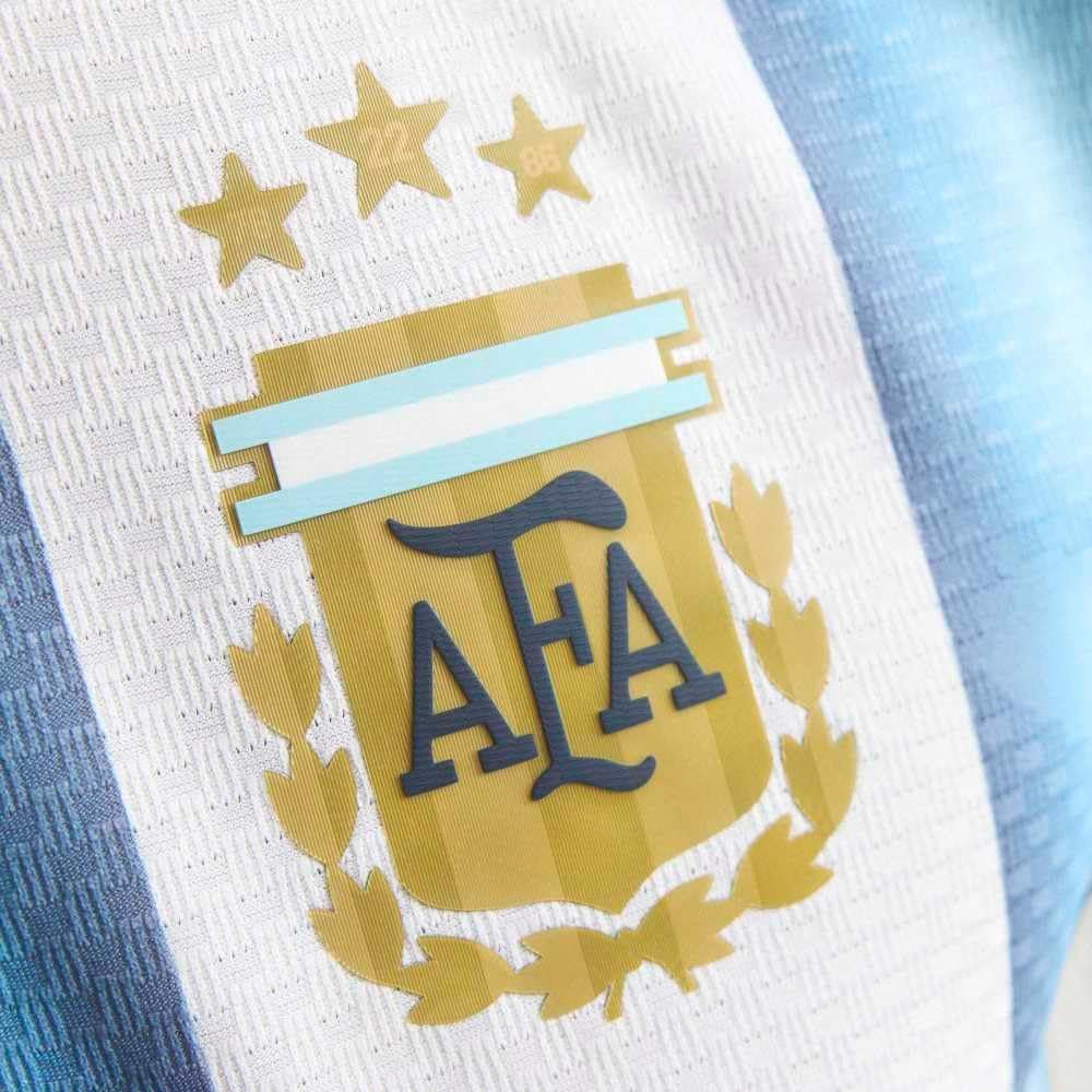 Men'S Argentina 26 Home Authentic Jersey