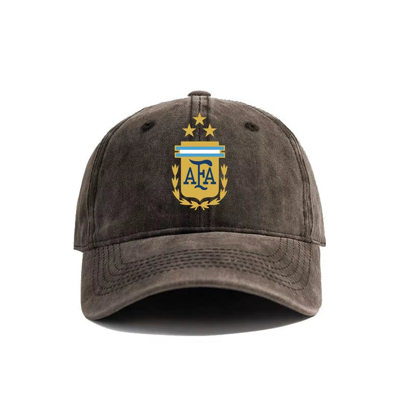 Argentina Baseball Cap Summer Distressed Dad Argentina 3 Stars Hats Men Outdoor Adjustable Cotton Caps