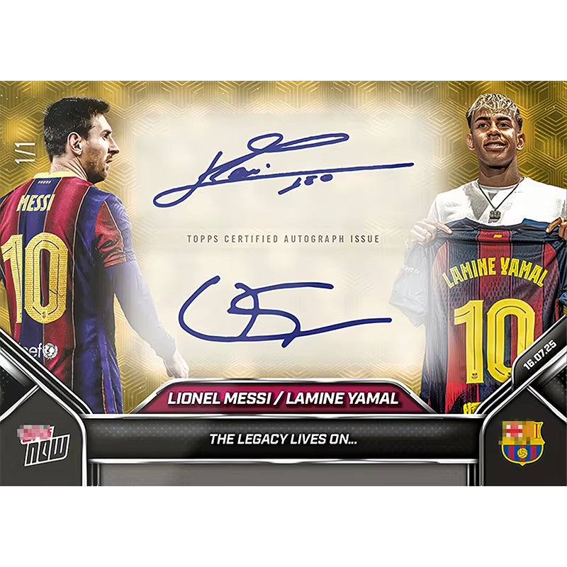 Basketball Star Player Card Lamine Yamal Lionel Messi Collectible Card Fan Christmas Birthday Gift Children'S Toy