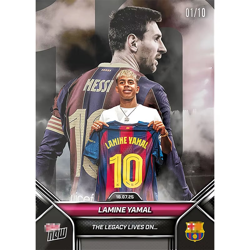 Basketball Star Player Card Lamine Yamal Lionel Messi Collectible Card Fan Christmas Birthday Gift Children'S Toy
