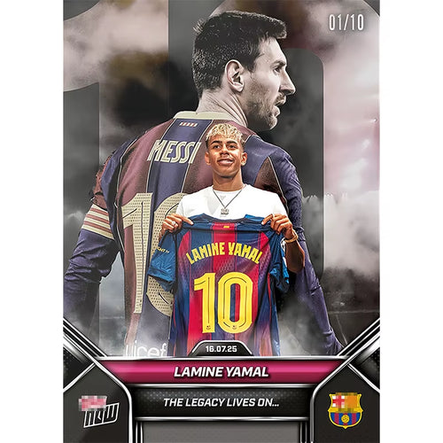 Basketball Star Player Card Lamine Yamal Lionel Messi Collectible Card Fan Christmas Birthday Gift Children'S Toy