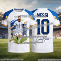 Messi #10 AI Soccer Jersey for Kids and Adults Stylish and Breathable Training Tee for Summer Sports and Casual Activities