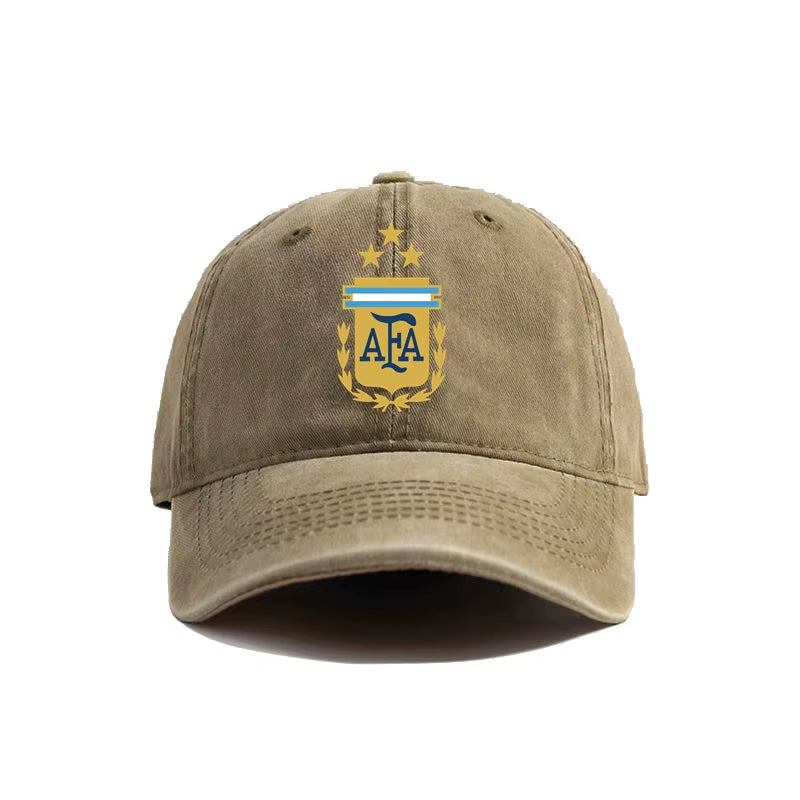 Argentina Baseball Cap Summer Distressed Dad Argentina 3 Stars Hats Men Outdoor Adjustable Cotton Caps