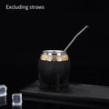 Hot Sale 260Ml Mate Cup Stainless Steel Double-Layer Insulated Cup Turtle Shell Texture Eggshell Cup Yerba Mate Tea