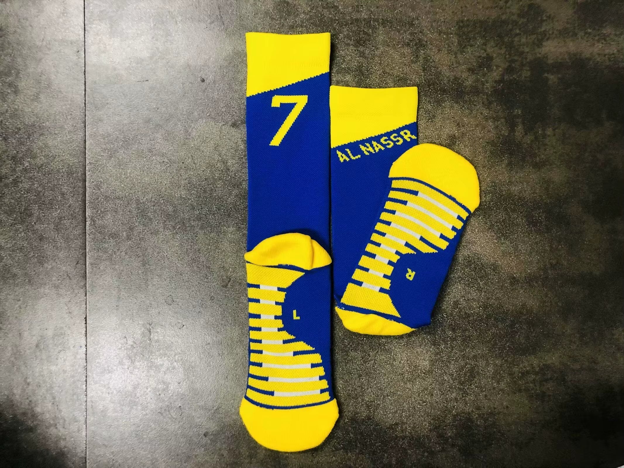 Children National Team Youth Professional Soccer Football Socks Messi Ronaldo Soccer Sock Kids above Knee Long Breathable Sock
