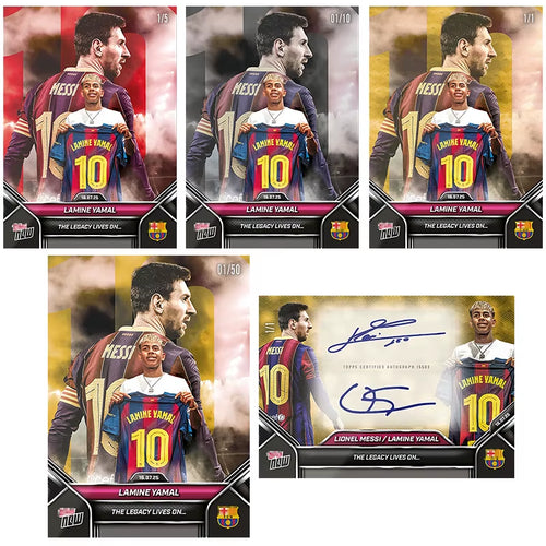 Basketball Star Player Card Lamine Yamal Lionel Messi Collectible Card Fan Christmas Birthday Gift Children'S Toy