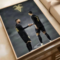 CUADRO DECORACIÓN -EL MEJOR JUGADOR DE TODOS LOS TIEMPOS- MESSI 10ARGENTINA/BARCELONA